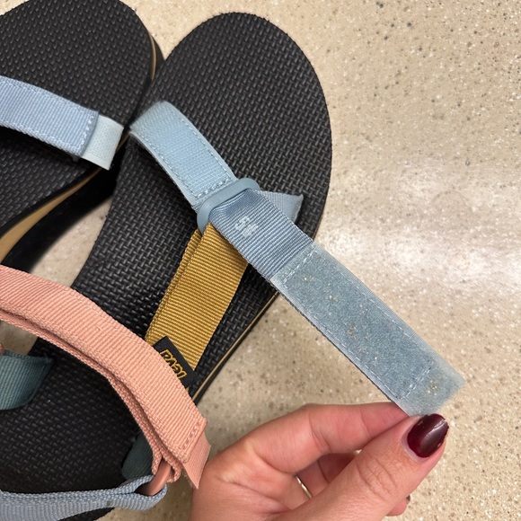 Teva Flatform Universal Chunky Sandals in Light Multi - Picture 10 of 11